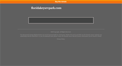 Desktop Screenshot of floridakeysrvpark.com